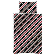 Manchester United FC Core Stripe Single Duvet Set