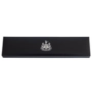 Newcastle United FC Black IP Leather Bracelet