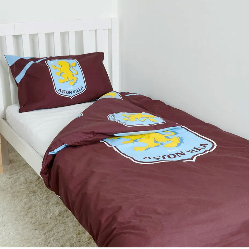 Aston Villa FC Single Duvet Set