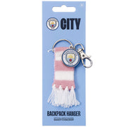 Manchester City FC Pink Bar Scarf Bag Charm