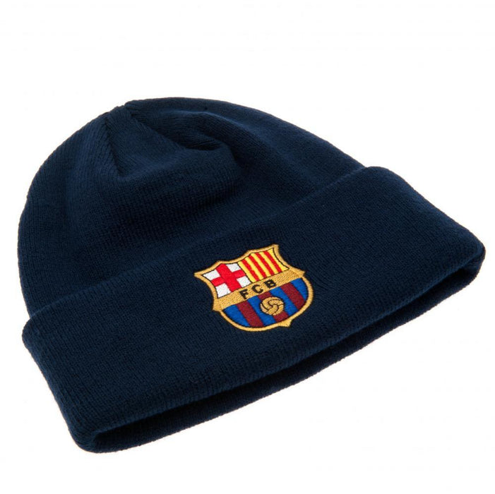 FC Barcelona Navy Cuff Beanie