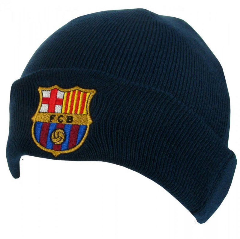 FC Barcelona Navy Cuff Beanie