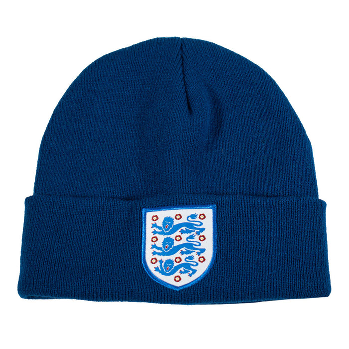 England FA Blue Cuff Beanie