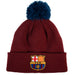 FC Barcelona Red Ski Hat