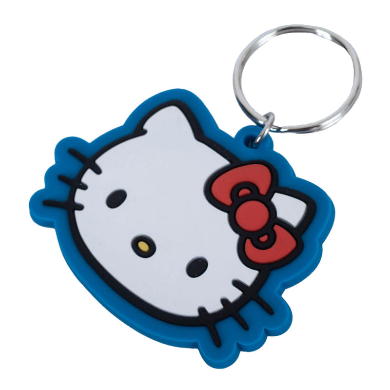 Hello Kitty Face PVC Keyring