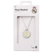 Real Madrid CF Silver Finish Necklace