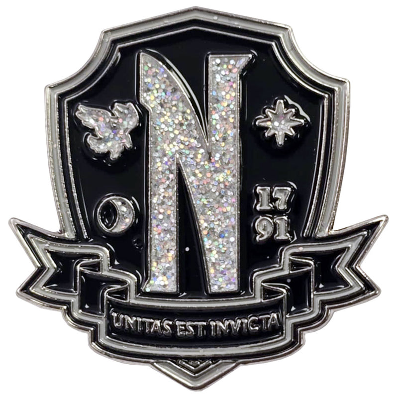 Wednesday Nevermore Pin Badge