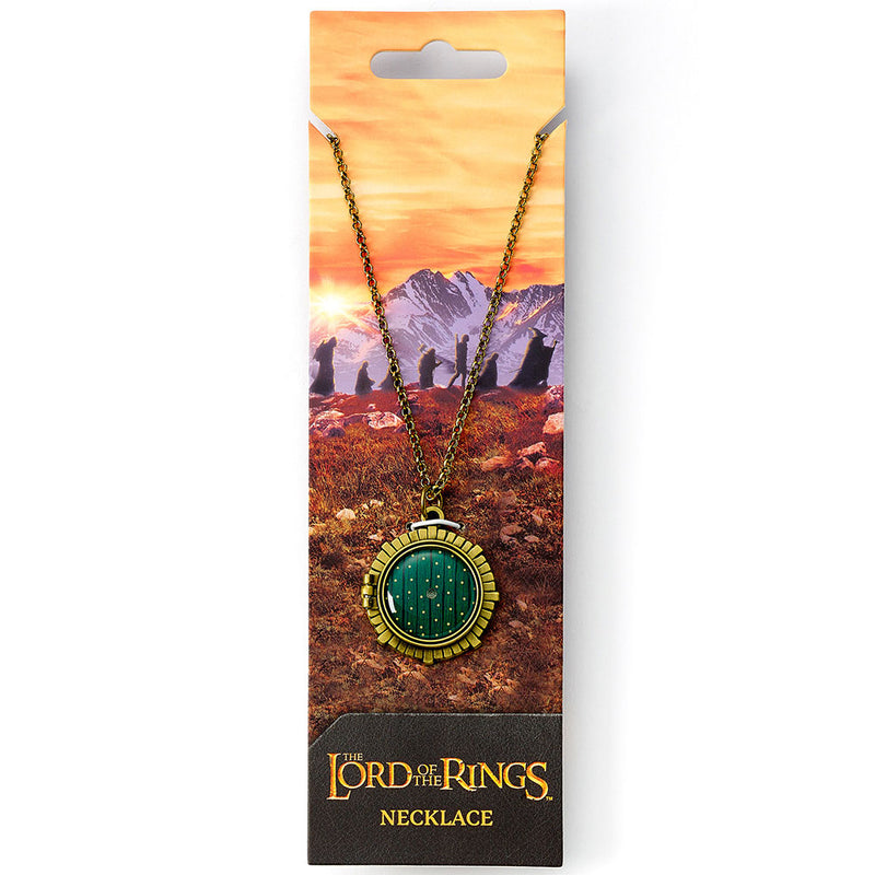 The Lord Of The Rings Silver Plated Necklace Hobbit Door