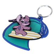 Lilo & Stitch Surfing Angel PVC Keyring