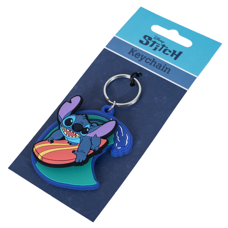 Lilo & Stitch Surfing Stitch PVC Keyring