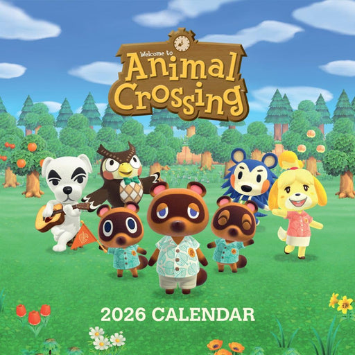 Animal Crossing Square Calendar 2026