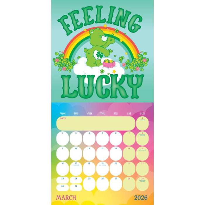 Care Bears Square Calendar 2026