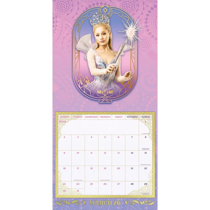 Wicked Square Calendar 2026