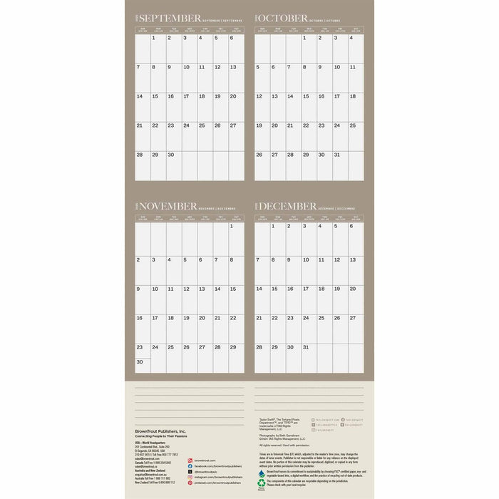 Taylor Swift Mini Calendar 2026