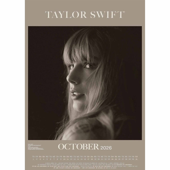 Taylor Swift A3 Calendar 2026