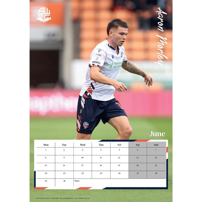 Bolton Wanderers FC A3 Calendar 2026