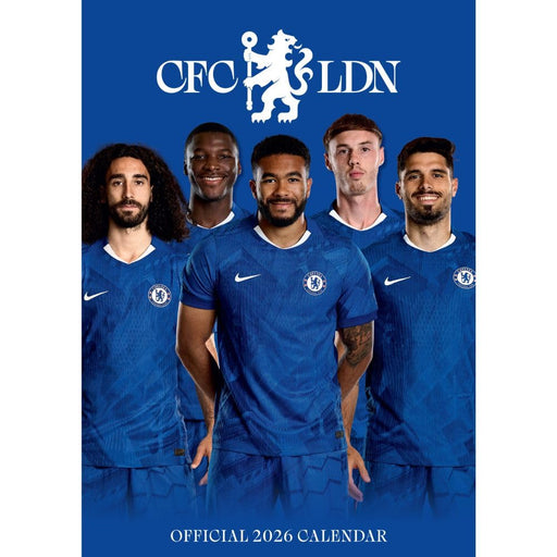 Chelsea FC A3 Calendar 2026