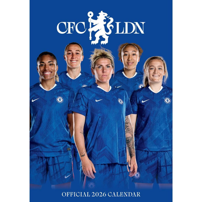 Chelsea WFC A3 Calendar 2026