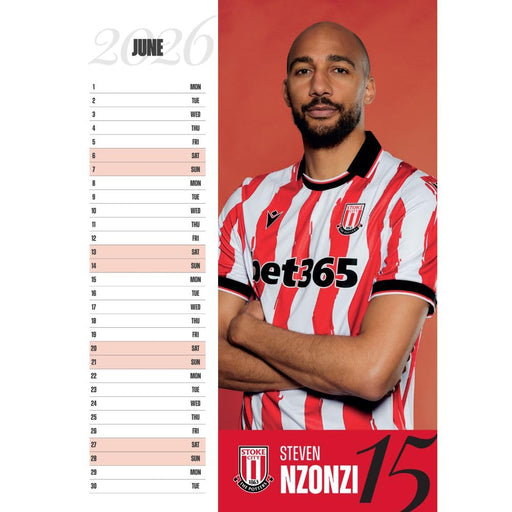 Stoke City FC A3 Calendar 2026