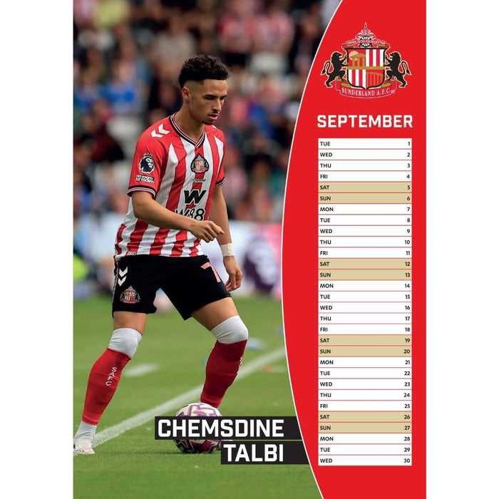 Sunderland AFC A3 Calendar 2026