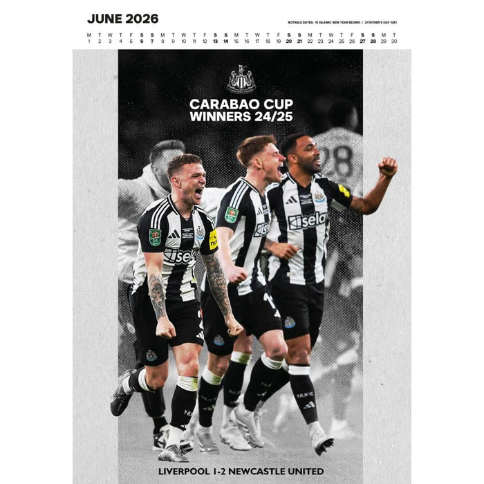 Newcastle United FC Deluxe Calendar 2026