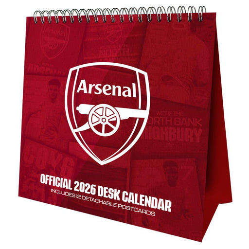 Arsenal FC Desktop Calendar 2026