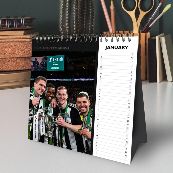Newcastle United FC Desktop Calendar 2026