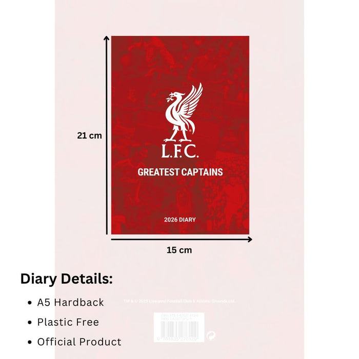 Liverpool FC A5 Diary 2026
