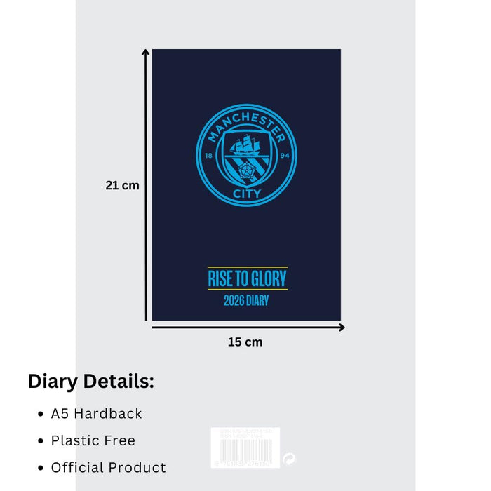 Manchester City FC A5 Diary 2026