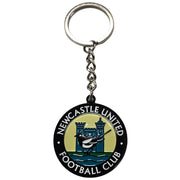 Newcastle United FC Retro 76-83 Crest Keyring & Badge Set