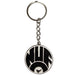 Newcastle United FC Retro 83-88 Crest Keyring & Badge Set