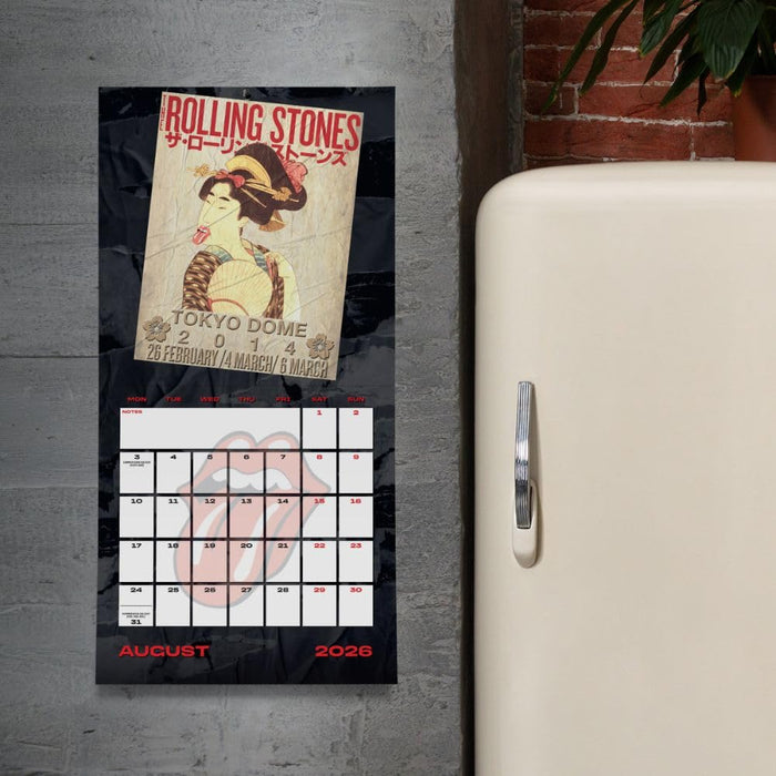The Rolling Stones Square Calendar 2026