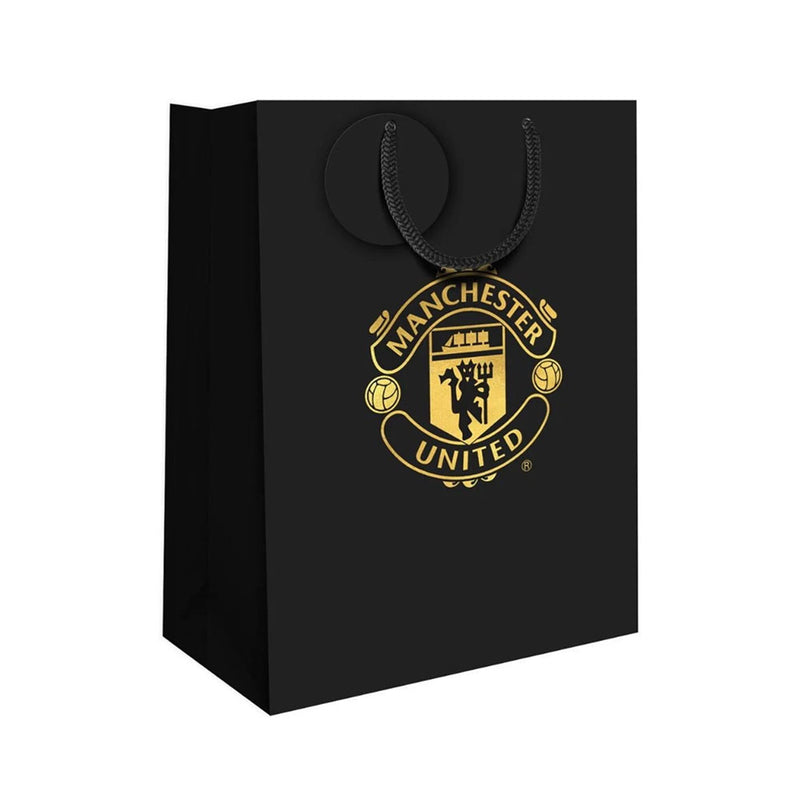 Manchester United FC Small Black Gift Bag
