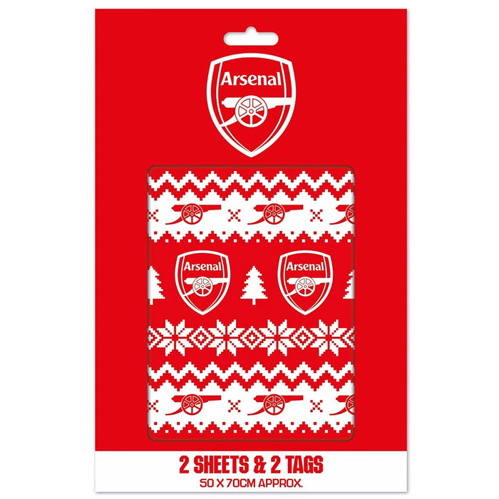 Arsenal FC Christmas Gift Wrap