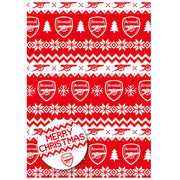 Arsenal FC Christmas Gift Wrap