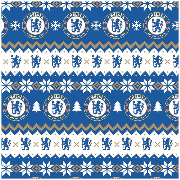 Chelsea FC Christmas Gift Wrap