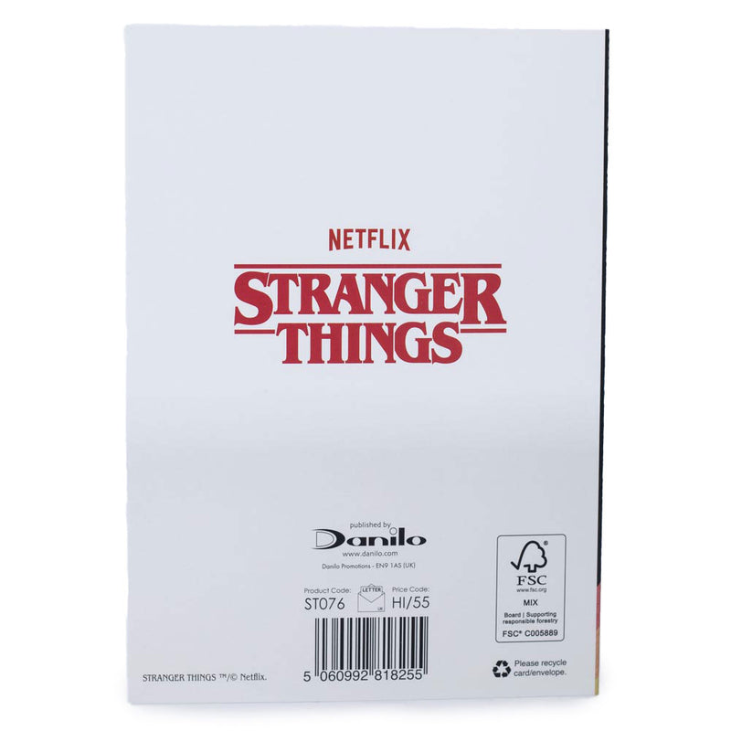 Stranger Things Birthday Card