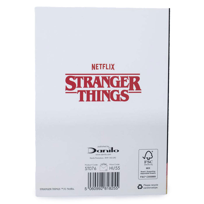 Stranger Things Birthday Card