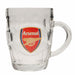 Arsenal FC Dimple Glass Tankard