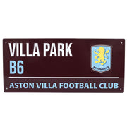 Aston Villa FC Colour Street Sign