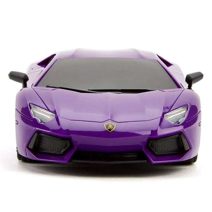Lamborghini Aventador Radio Controlled Car 1:24 Scale Purple