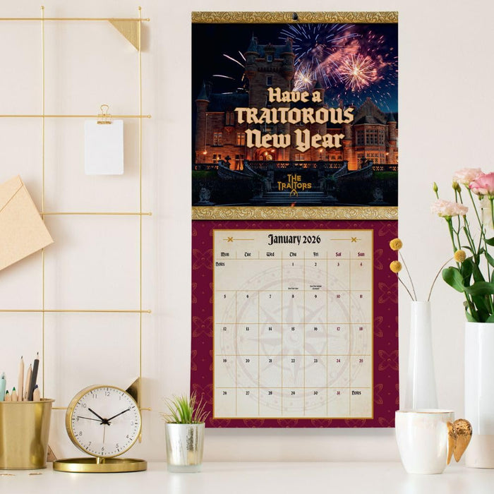 The Traitors Square Calendar 2026
