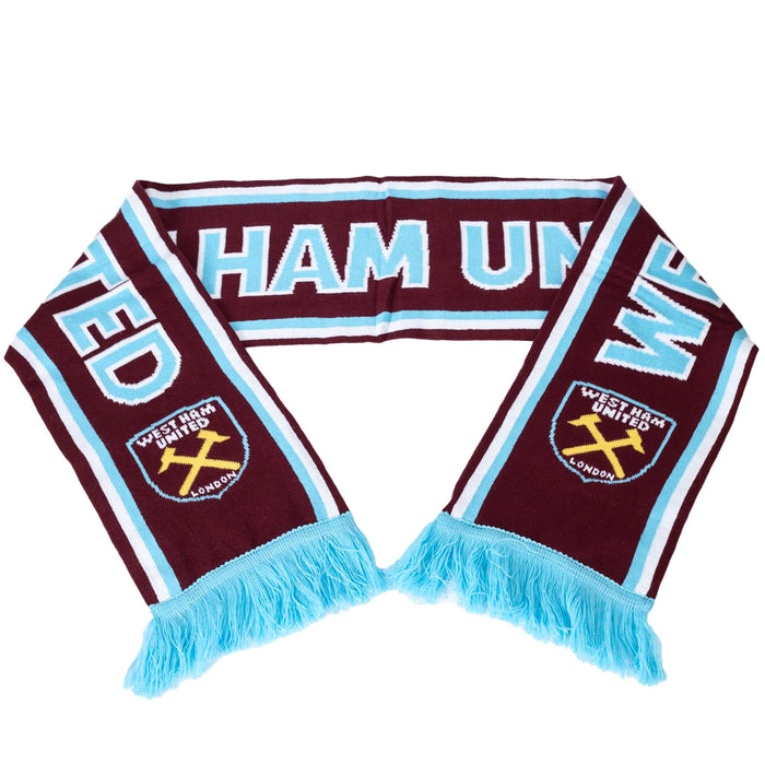 West Ham United FC Crest Scarf