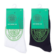 Celtic FC Twin Pack Sports Socks 7-11