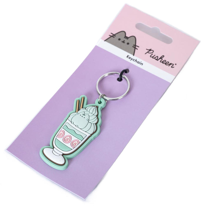 Pusheen Matcha PVC Keyring