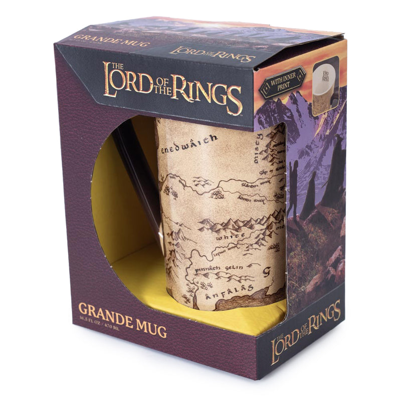 The Lord Of The Rings Map Grande Latte Mug
