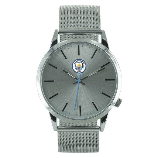Manchester City FC Mens Mesh Strap Watch