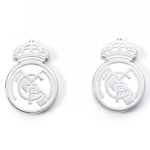 Real Madrid CF Silver Plated Formed Cufflinks