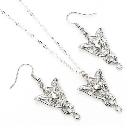The Lord Of The Rings Evenstar Necklace & Earrings Gift Box