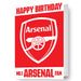 Arsenal FC 3D Lenticular Birthday Card